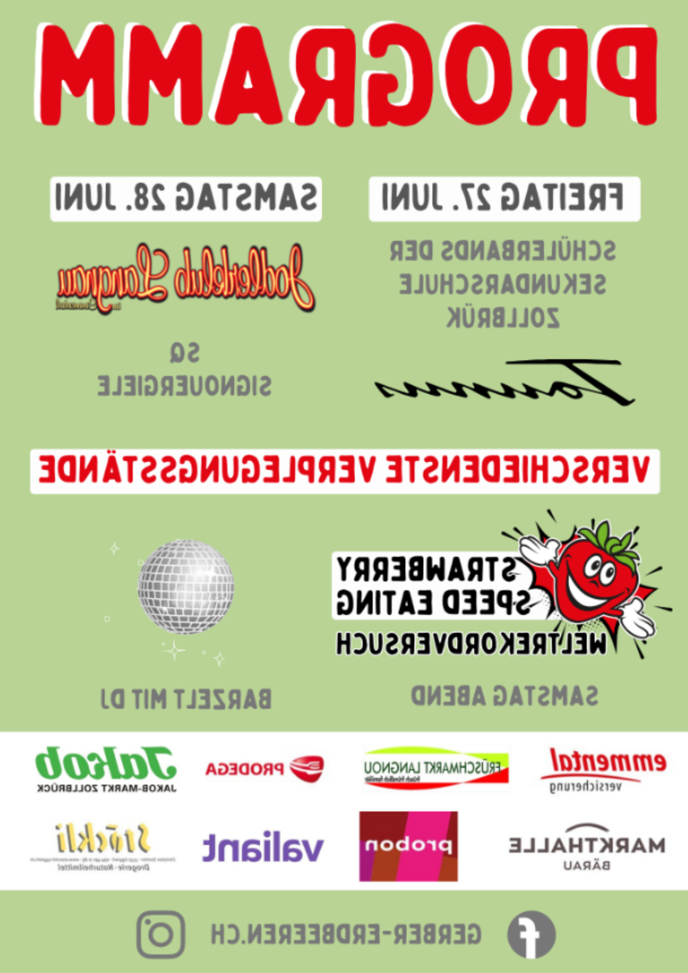 Jubiläum Rückseite
