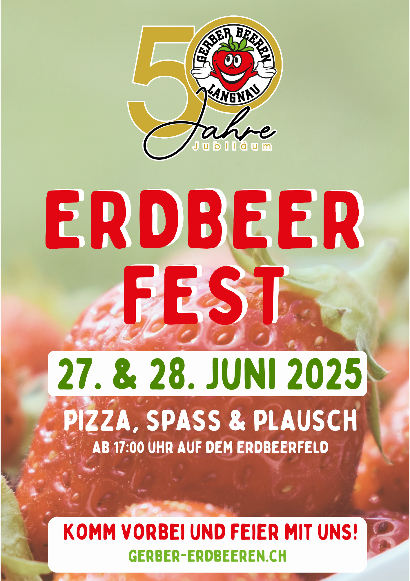 Jubiläum Vorderseite